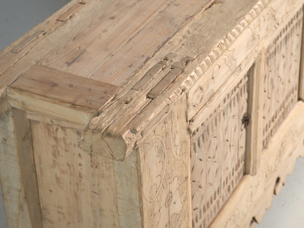Antique carved pine buffet – China, circa 1930