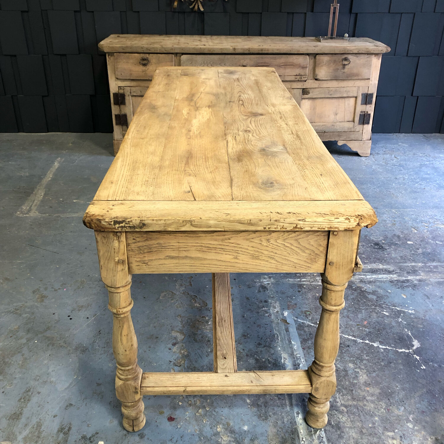 Oak farmhouse table XIXth