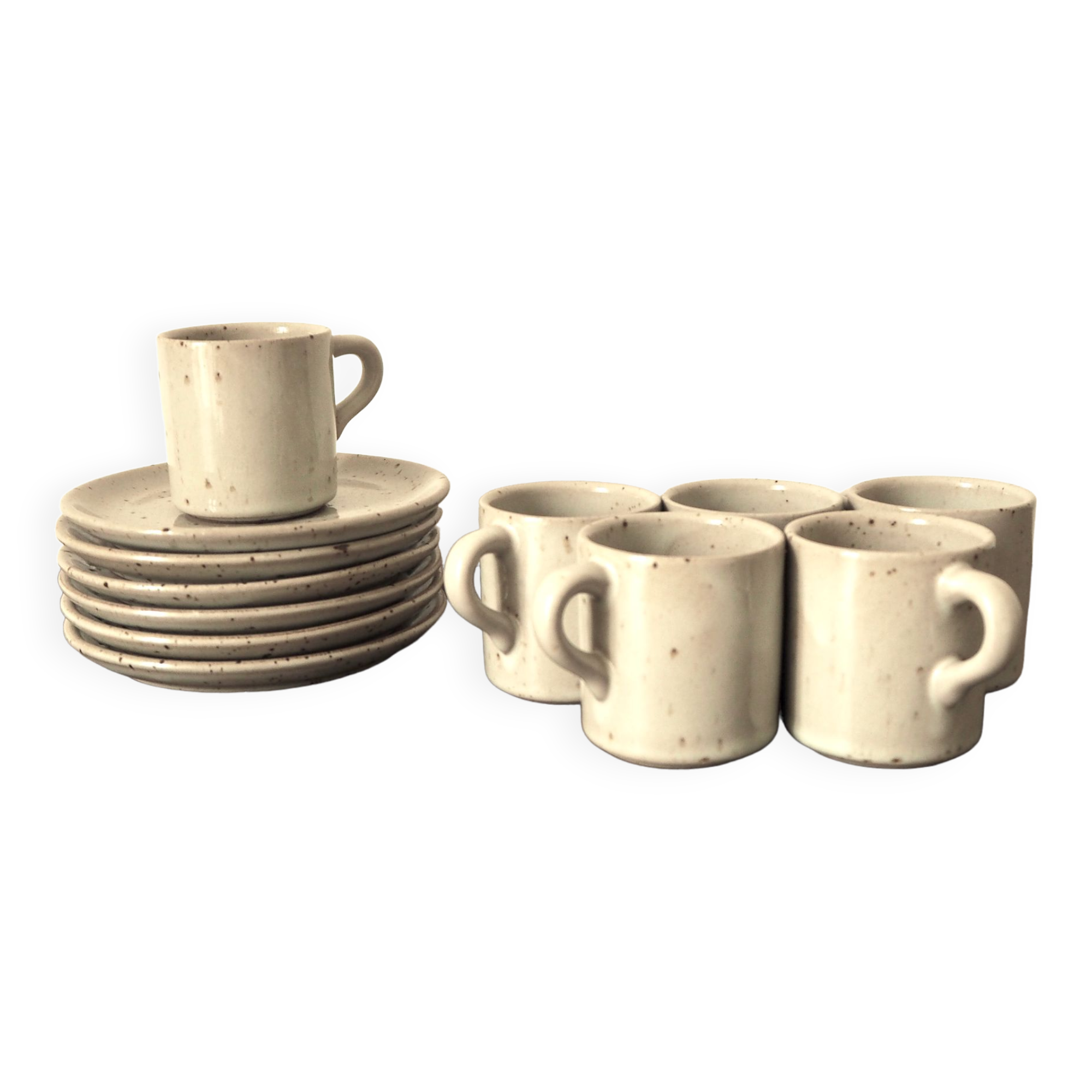 Set of 6 cups Sandstone of the Marais