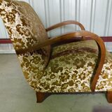 Pair of art deco armchairs