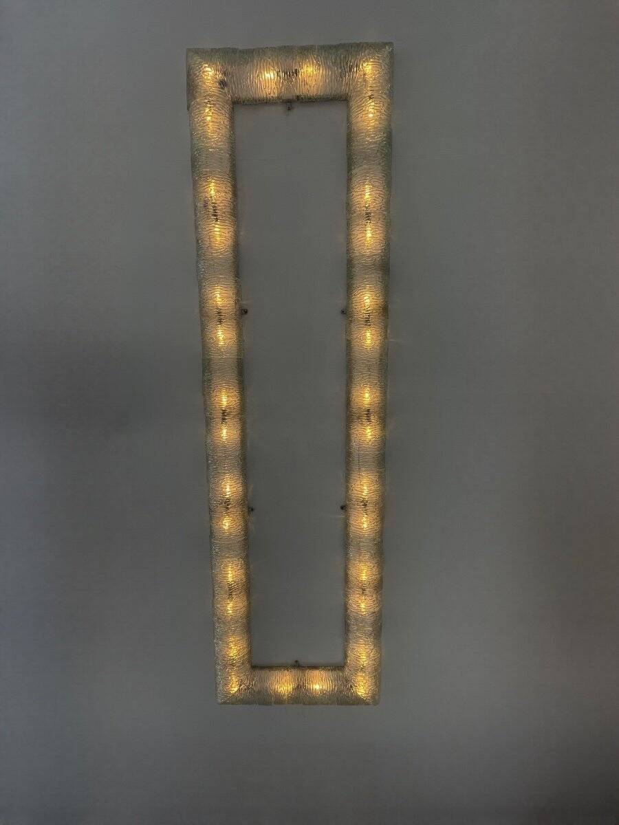 Murano glass ceiling chandelier, Barovier circa 1950