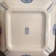 Old Dish Basket Vegetable Dish Earthenware Gien Rouen Renaissance Blue Model