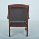 Fauteuil en bois et cuir