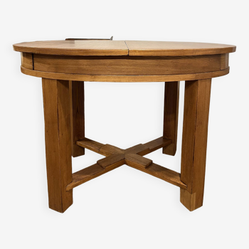 Oval , fold - out table from the 1930s.