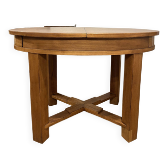 Oval , fold - out table from the 1930s.