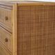 Commode en rotin et bambou, 1970