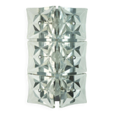 Kinkeldey mid century SCONCE crystal glass and chrome 6 glass prisms 1960s