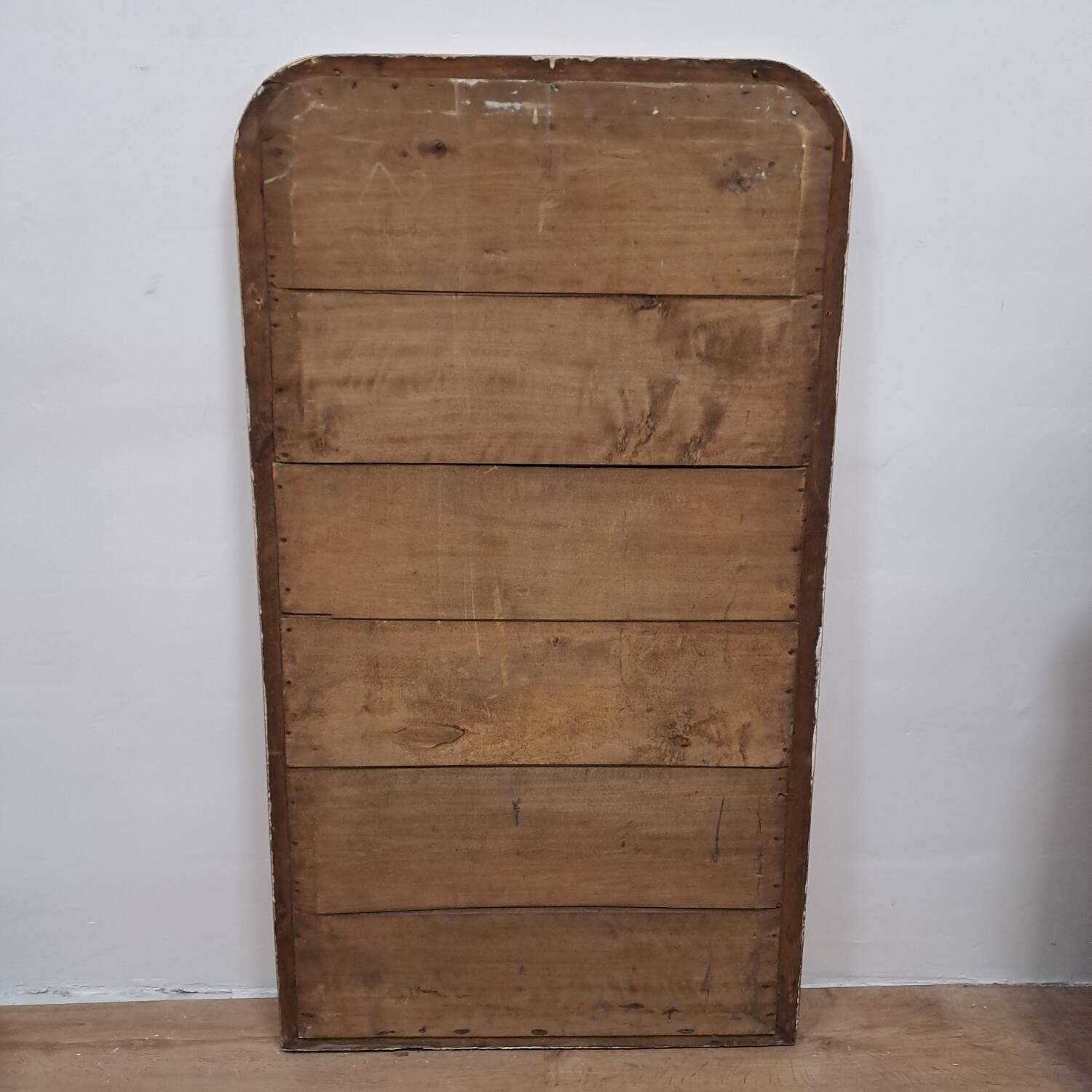 Large Louis Philippe mercury mirror 129 x 72 cm antique gold