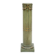 19th C olive green Louis XVI style pedestal column