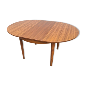 Vintage Teak table 1960 extension, NF furniture