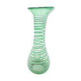 Vase en verre vintage, Pologne, années 1980