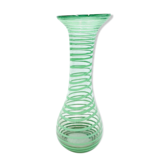 Vase en verre vintage, Pologne, années 1980
