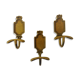 Set of brass  hooks