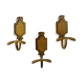 Set of brass  hooks