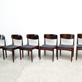 Set of six vintage dining chairs