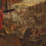 Peinture du XVIIe siècle, le pillage de la ville