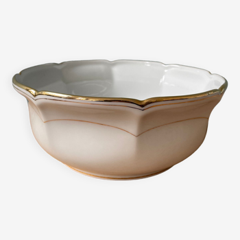 Porcelain salad bowl from Vierzon
