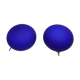 Paire de lampes boules bleues