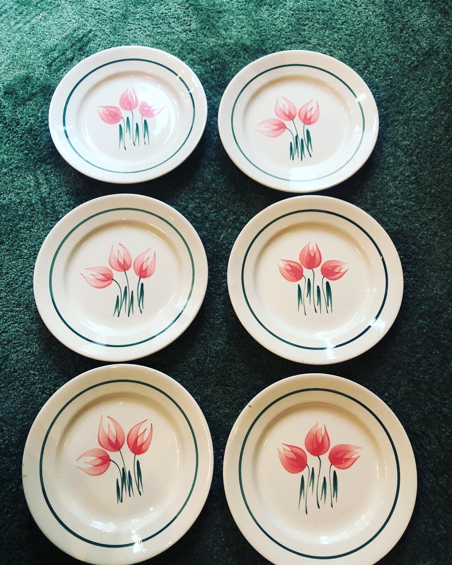 6 plates Faiencerie Nouvelle Givors