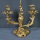 Chandelier with a gilded bronze shade, Louis XV style – Mid 19th century