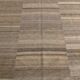 Brown & beige turkish vintage rug
