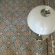 Lampe champignon XXL pied tulipe 70s