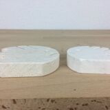 Fratelli Mannelli fish card holder in travertine