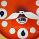 Vintage Kiva flower wall clock