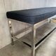Stainless steel bench 70's