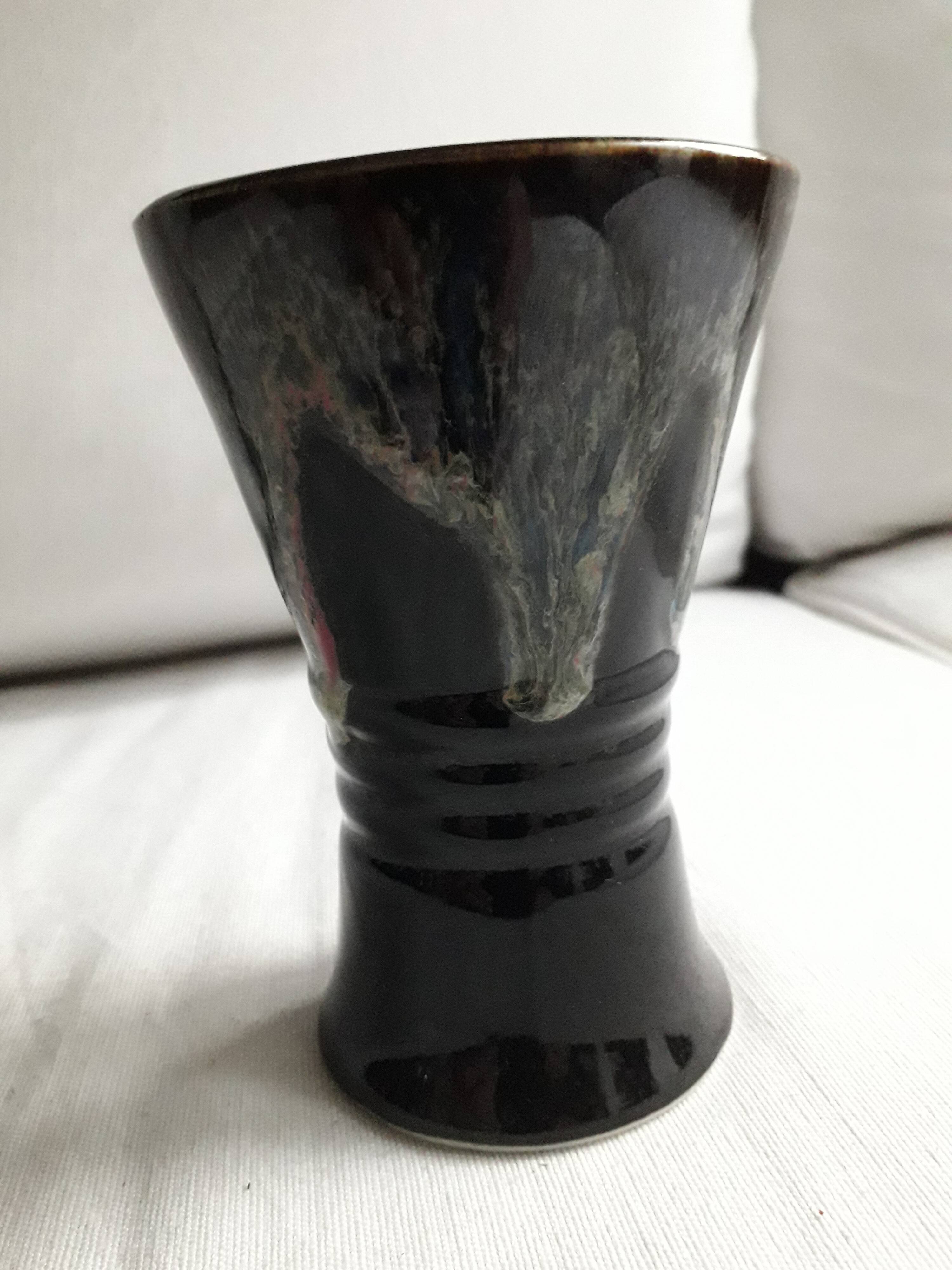 Vintage ceramic vase from Vallauris