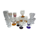 17 ex liquor crystal glass set
