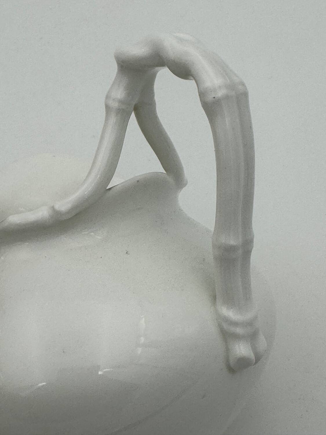 Creamer, vintage white porcelain milk jug