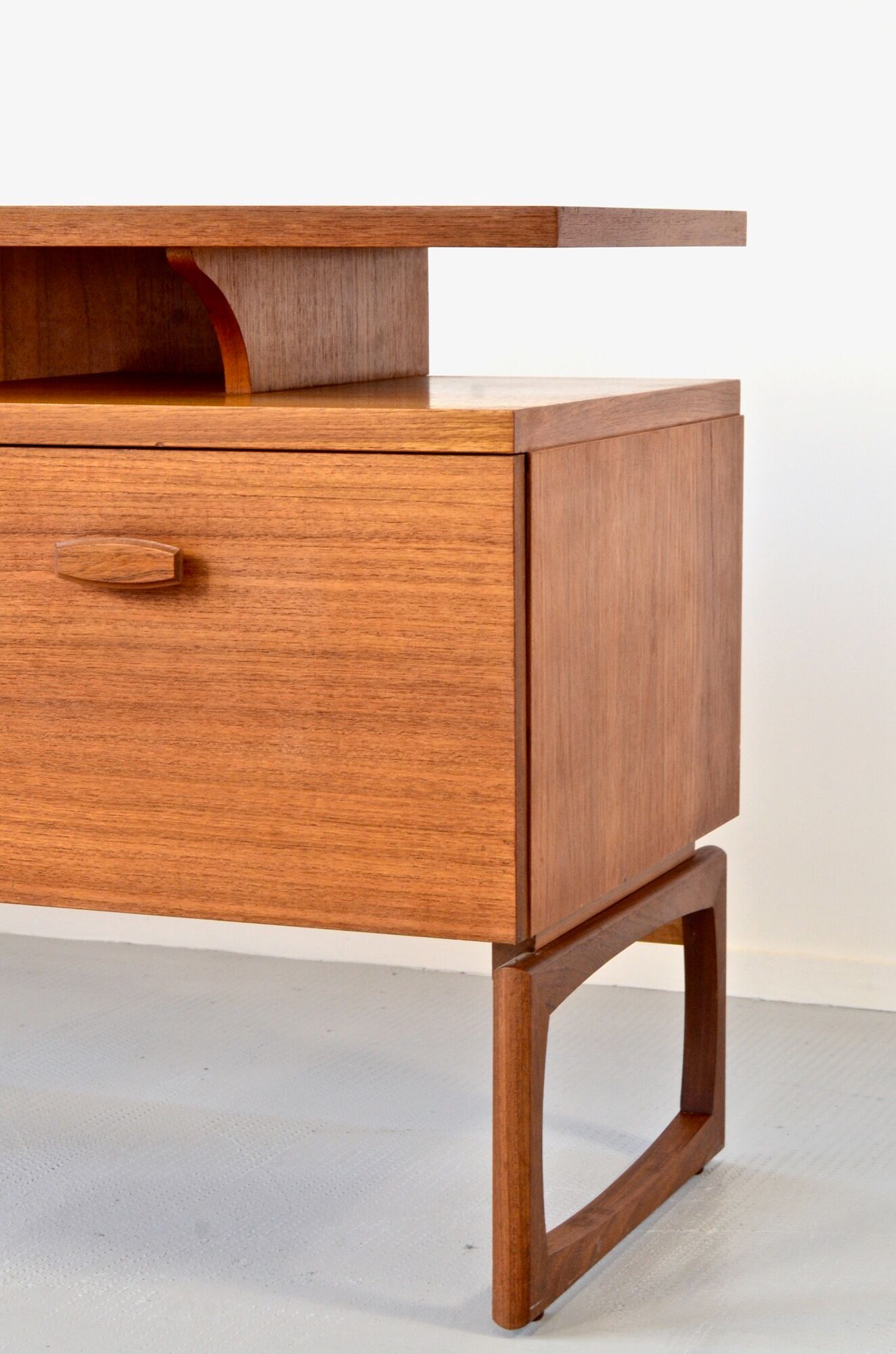 Midcentury G Plan floating top teak desk