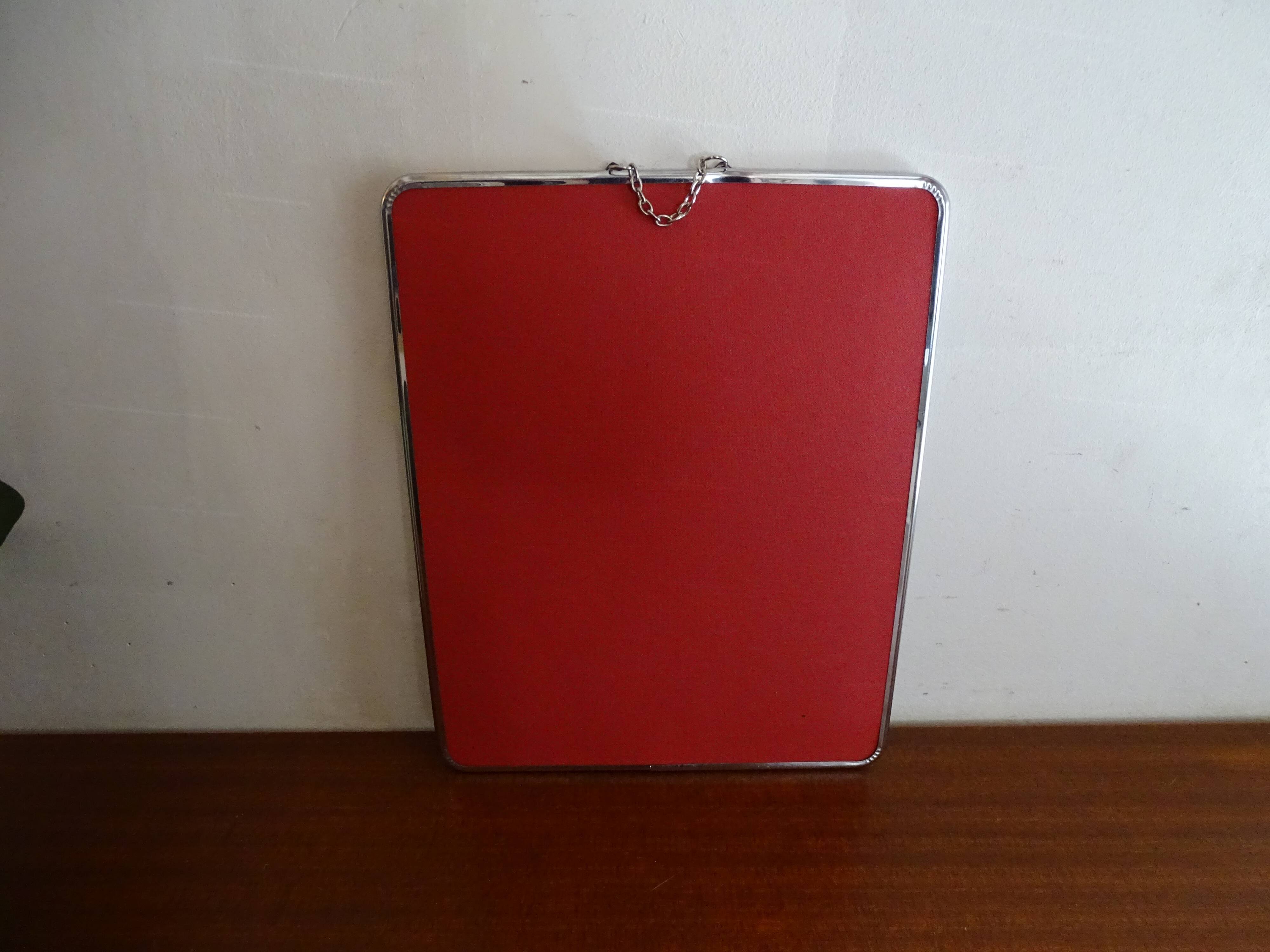 Barber mirror 29 x 23 vintage 1960