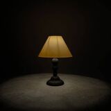 Vintage Danish Mid Century Sculptural Cast Iron Table Desk Lamp, 1940s