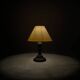 Vintage Danish Mid Century Sculptural Cast Iron Table Desk Lamp, 1940s