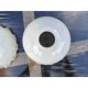 3 white opaline glass tulips from the 1960s