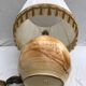 Former lamp Louis Thiam Nancy ceramics beige - abat-day vintage white fabric