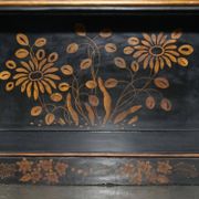 Bureau Chinois Chinoiserie 19ème Siècle Cuir Napoléonien