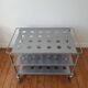 Niels Gammelgaard vintage metal trolley, rolling cart