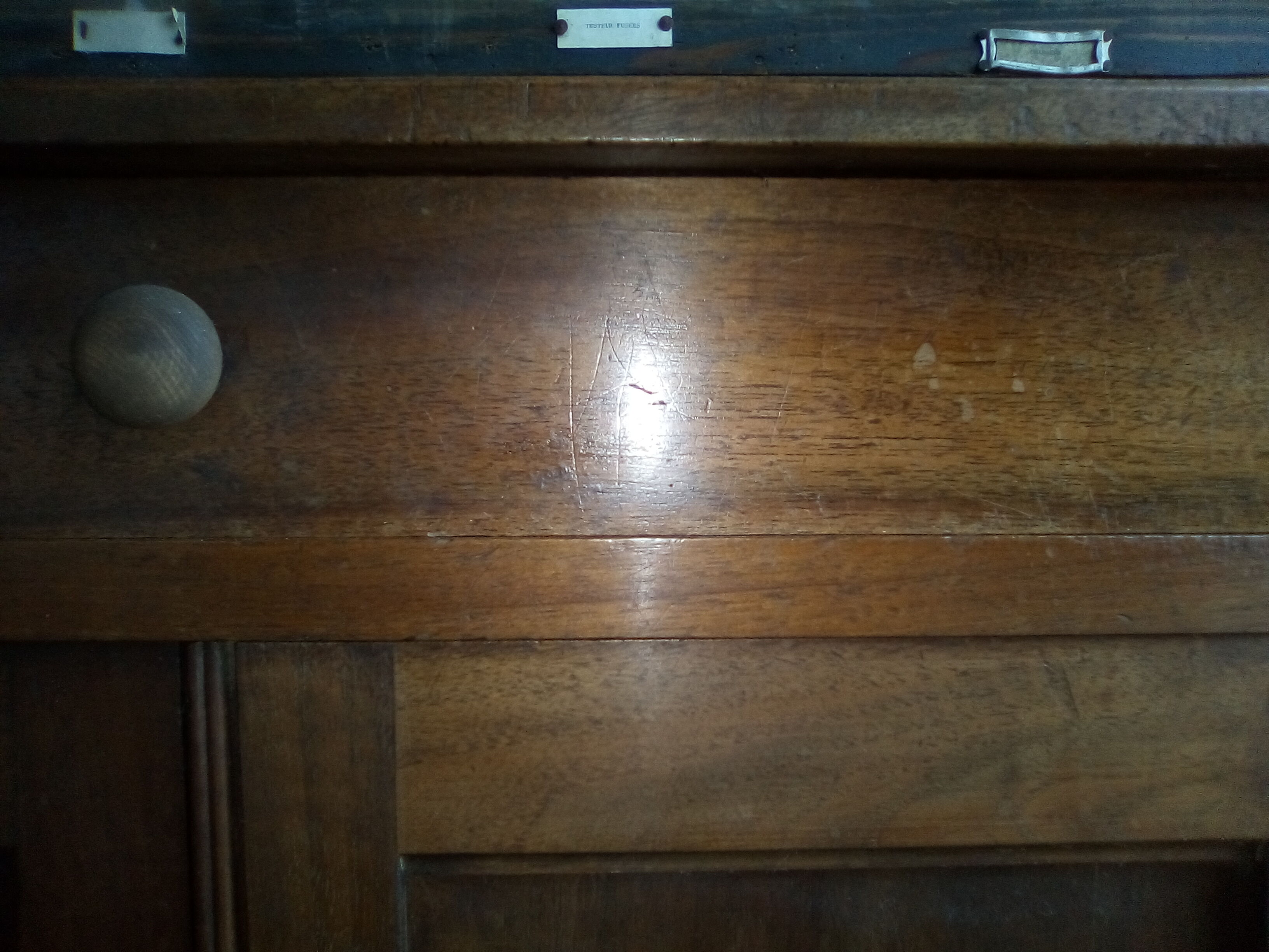 Small buffet or walnut confectioner