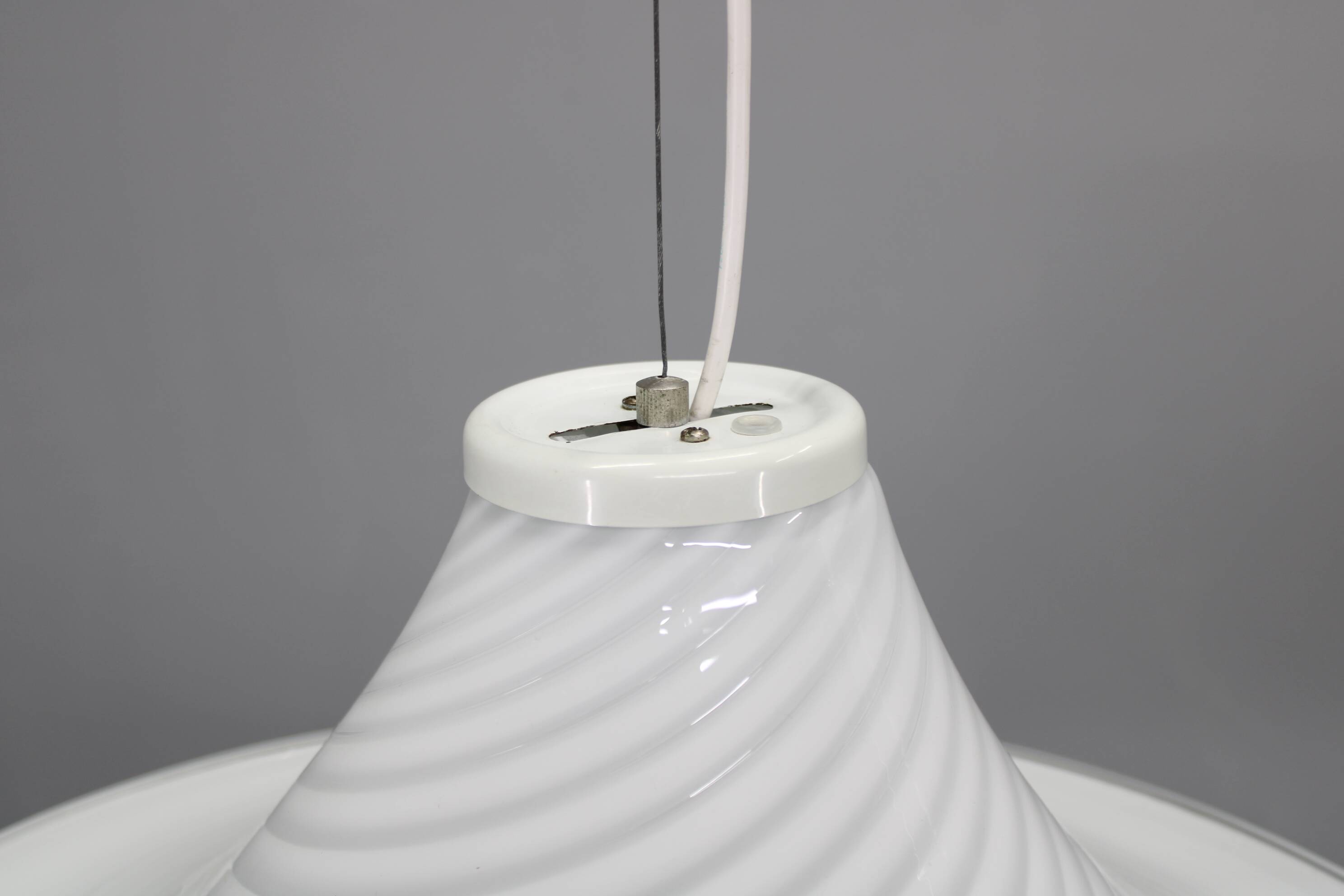 1970s Pair of Italian Pendants by Murano