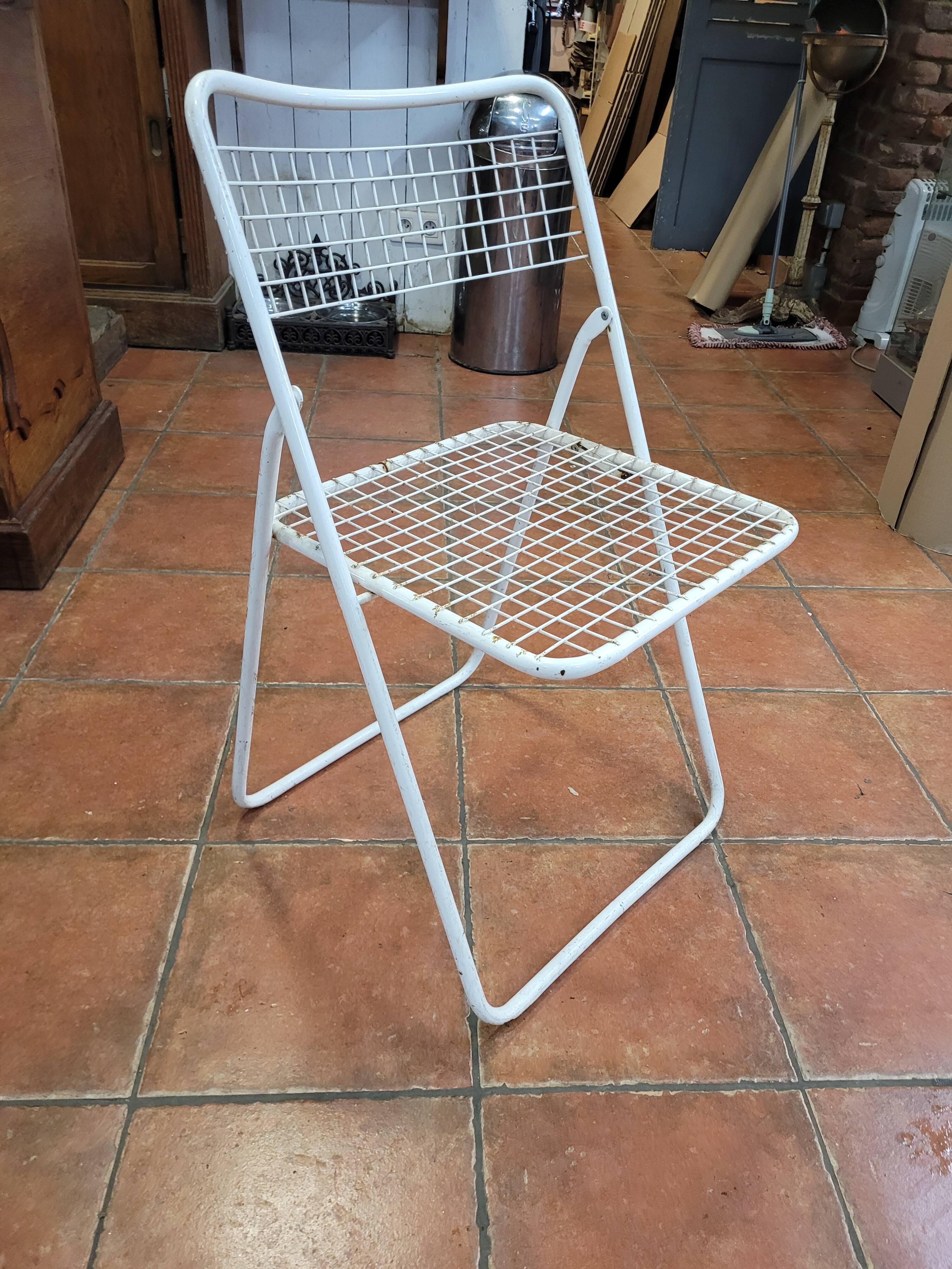 11 folding chairs, Ted Net by Niels Gammelgaard from the 70s