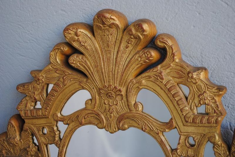 Ice barrier-close Regency gilded wooden