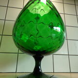 Green Empoli glass vase