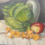 Oil on canvas framed The pheasant R. Tanguy 73 X 60 cm