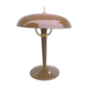 Italian brown table lamp 1950s