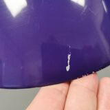 Two purple hanging lamps from Norway Says for Muuto, model Mhy