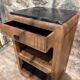 Art Deco Walnut Cabinet Maker Nightstand