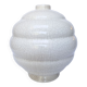 Vase boule art déco faïence craquelé numéroté